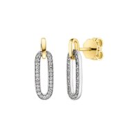 Ohrringe Elaine Firenze 14ct. Weiß/Gelbgold...