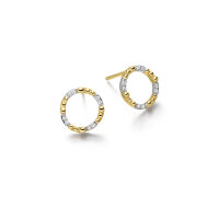 Ohrringe Elaine Firenze 14ct. Weiß/Gelbgold...