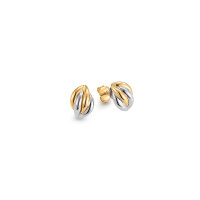 Ohrringe Elaine Firenze 14ct. Weiß/Gelbgold 58024