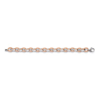 Armband Elaine Firenze 14ct. Weiß/Roségold...
