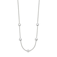 Halskette Elaine Firenze 14ct. Weißgold 55651661K/3