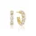 Ohrringe Belluno Creolo 18ct.vergoldet
