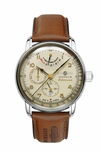 Zeppelin Herrenuhr "Mediterranee" Automatik inkl. Ersatzband