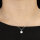 Halskette in 14ct.Weißgold/Diamant mit 1,00 ct. inkl.Zertifikat